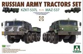 1:72 Takom 5003 Russian Army Tractors Set - KZKT-537L 1+1 MAZ-537 Plastic kit