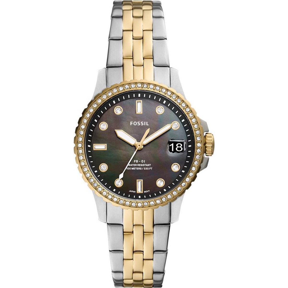 Fossil FB-01 ES4997 Horloge - Staal - Multi - Ø 36 mm
