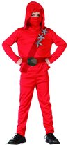"Rode ninja kostuum voor jongens - Kinderkostuums - 104-116"