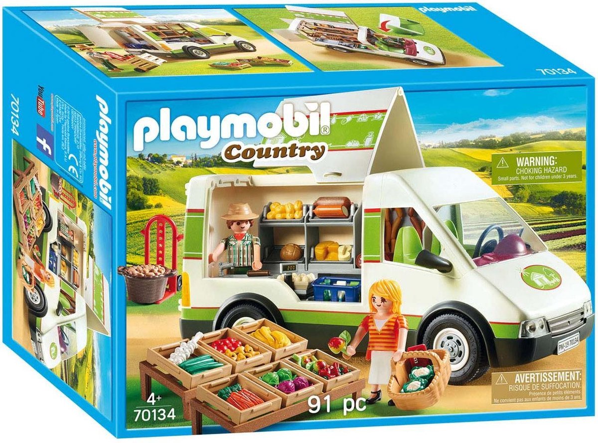 PLAYMOBIL Country Marktkraamwagen - 70134 | bol.com