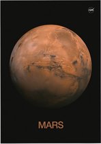 Valles Marineris-halfrond van Mars, NASA Science - Foto op Posterpapier - 50 x 70 cm (B2)