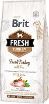 Brit Fresh Turkey & Pea Light Fit & Slim 12 kg - Hond