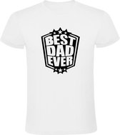 Best Dad Heren t-shirt | vader | vaderdag | papa | opa | Wit