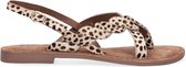 Lazamani Dames Sandalen - Beige - Maat 38