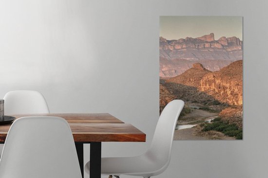 Parc national de Big Bend au Texas 60x90 cm - Tirage photo sur toile (Décoration murale salon / chambre)