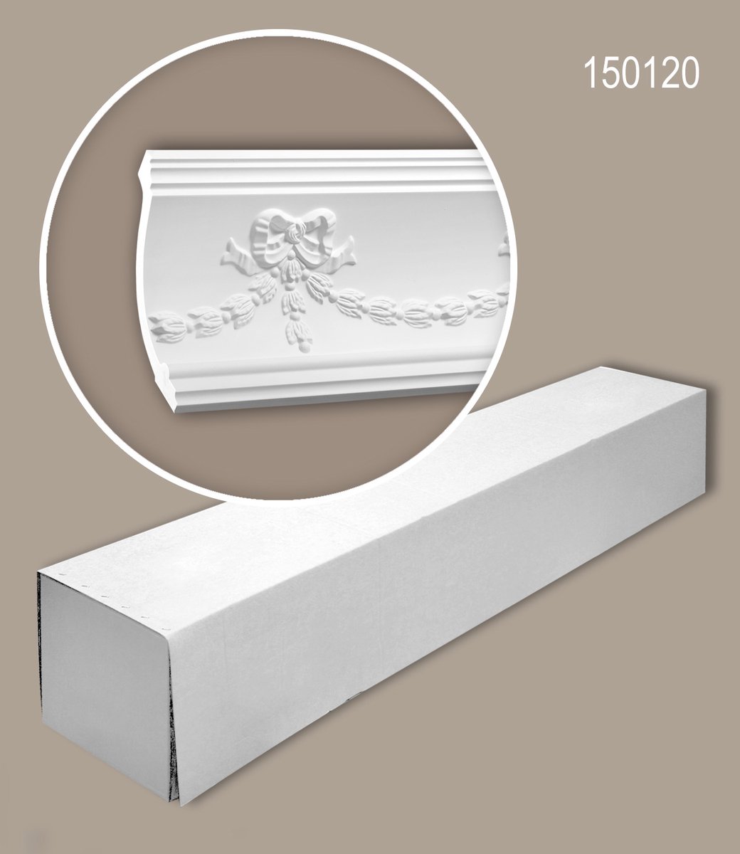 Profhome 150120 1 doos 8 stukken Kroonlijst 16 m
