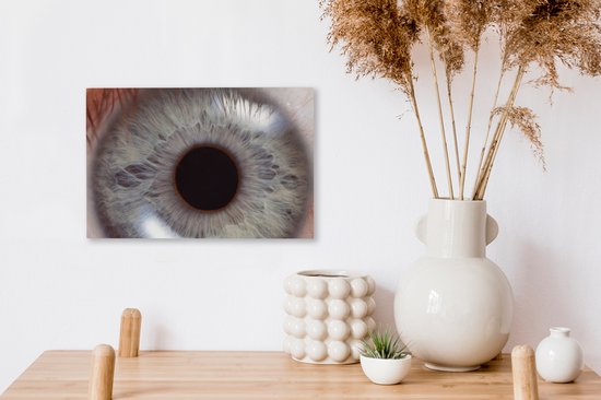 Eye up close view toile 2cm 30x20 cm - petit - Tirage photo sur toile (Décoration murale salon / chambre)