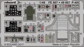 1:48 Eduard FE807 Accessoires for P-40C Bronco Models Photo-etch
