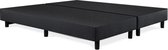 Beddenleeuw Boxspring Bed Zonder Matras - 180x210 - Zwart Stof