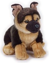 National Geographic Knuffel Herder Junior 33 Cm Pluche Bruin