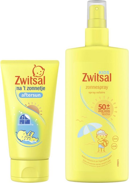 Zwitsal Voor En Na 't Zonnebeschermingsset - 150 ml + ml - Voordeelverpakking | bol.com