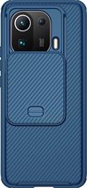 Hoesje geschikt voor Xiaomi Mi 11 Pro Back Cover - CamShield Pro Armor Case - Blauw