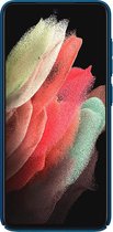 Nillkin - Samsung Galaxy S21 FE 2021 Hoesje - Super Frosted Shield - Back Cover - Blauw