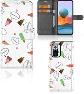 Telefoonhoesje Xiaomi Redmi Note 10 Pro Flip Cover IJsjes