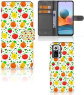 GSM Hoesje Xiaomi Redmi Note 10 Pro Telefoonhoesje met foto Fruits