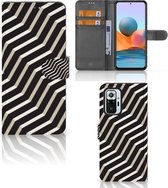 Smartphone Hoesje Xiaomi Redmi Note 10 Pro Bookcover met Pasjeshouder Illusion