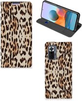 Smartphone Hoesje Xiaomi Redmi Note 10 Pro Book Cover Leopard