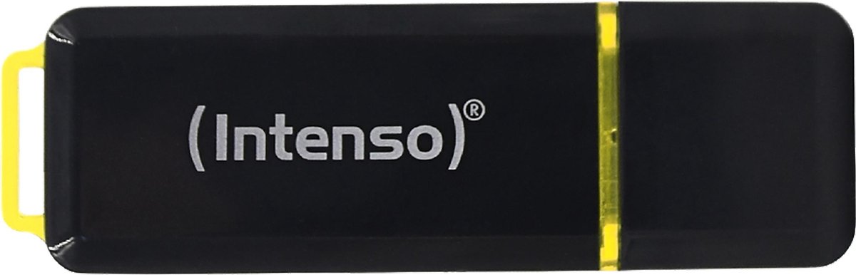 Intenso 3537492 USB-stick 256 GB USB 3.2 Gen 2 (USB 3.1) Zwart, Geel 3537492
