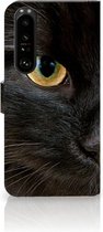 Telefoonhoesje Sony Xperia 1 III Beschermhoesje Zwarte Kat