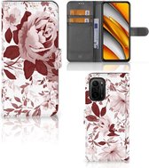 Bookcase Poco F3 | Xiaomi Mi 11i GSM Hoesje Watercolor Flowers