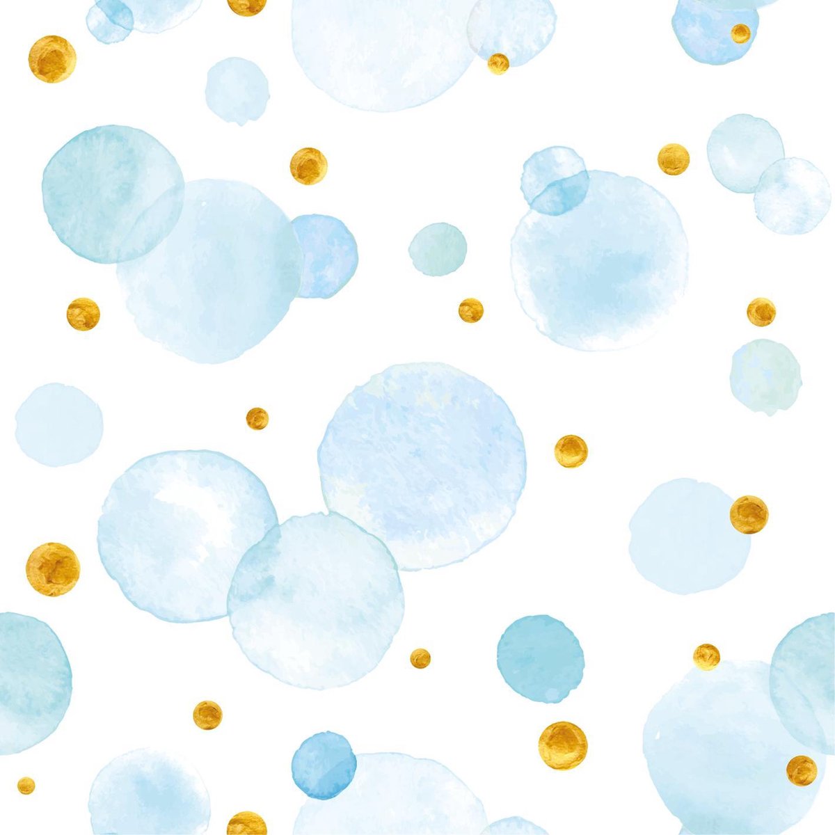 Akoestisch zelfklevend behang 6mm dik - Watercolor blue - Rol 8,25 m2