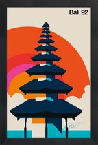JUNIQE - Poster in houten lijst Bali 92 -30x45 /Kleurrijk