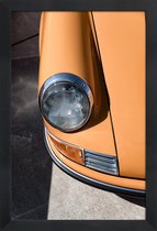 JUNIQE - Poster in houten lijst Foto van Porsche 911 -60x90 /Grijs &