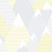 Dutch Wallcoverings - Over The Rainbow- Mountains Yellow
