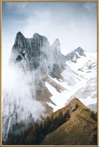 JUNIQE - Poster met kunststof lijst Lone Ranger by @noberson -30x45