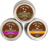 Massage Candle Trio - 3 candles á 2oz /57g - Massage Candles -