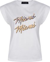 Lofty Manner T-shirt Tee Dani Mn04 1 White Dames Maat - L