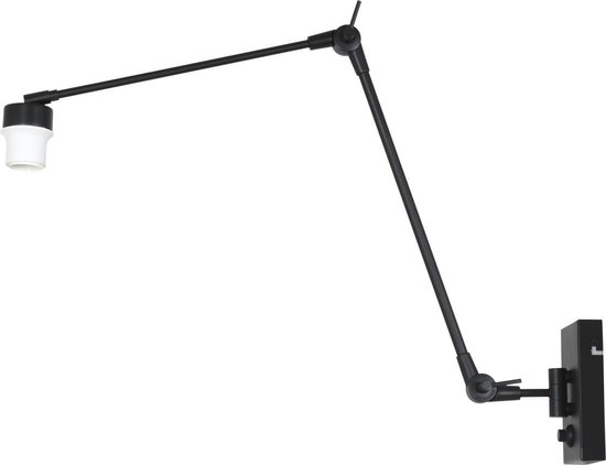 Steinhauer wandlamp Prestige chic - zwart - - 7396ZW