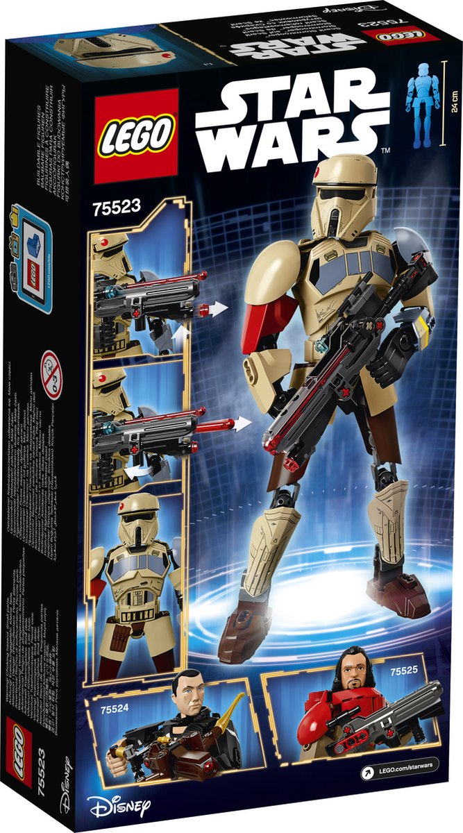 LEGO Star Wars Scarif Stormtrooper Bouwfiguur Meerkleurig 75523 — afbeelding 2