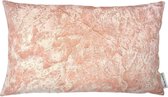 Swan Spring | Pink Marble | Sierkussenhoes | Roze | Wit | 30 x 50cm
