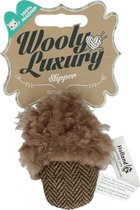 Wooly Luxury Slipper Bruin Speelgoed voor katten - Kattenspeelgoed - Kattenspeeltjes