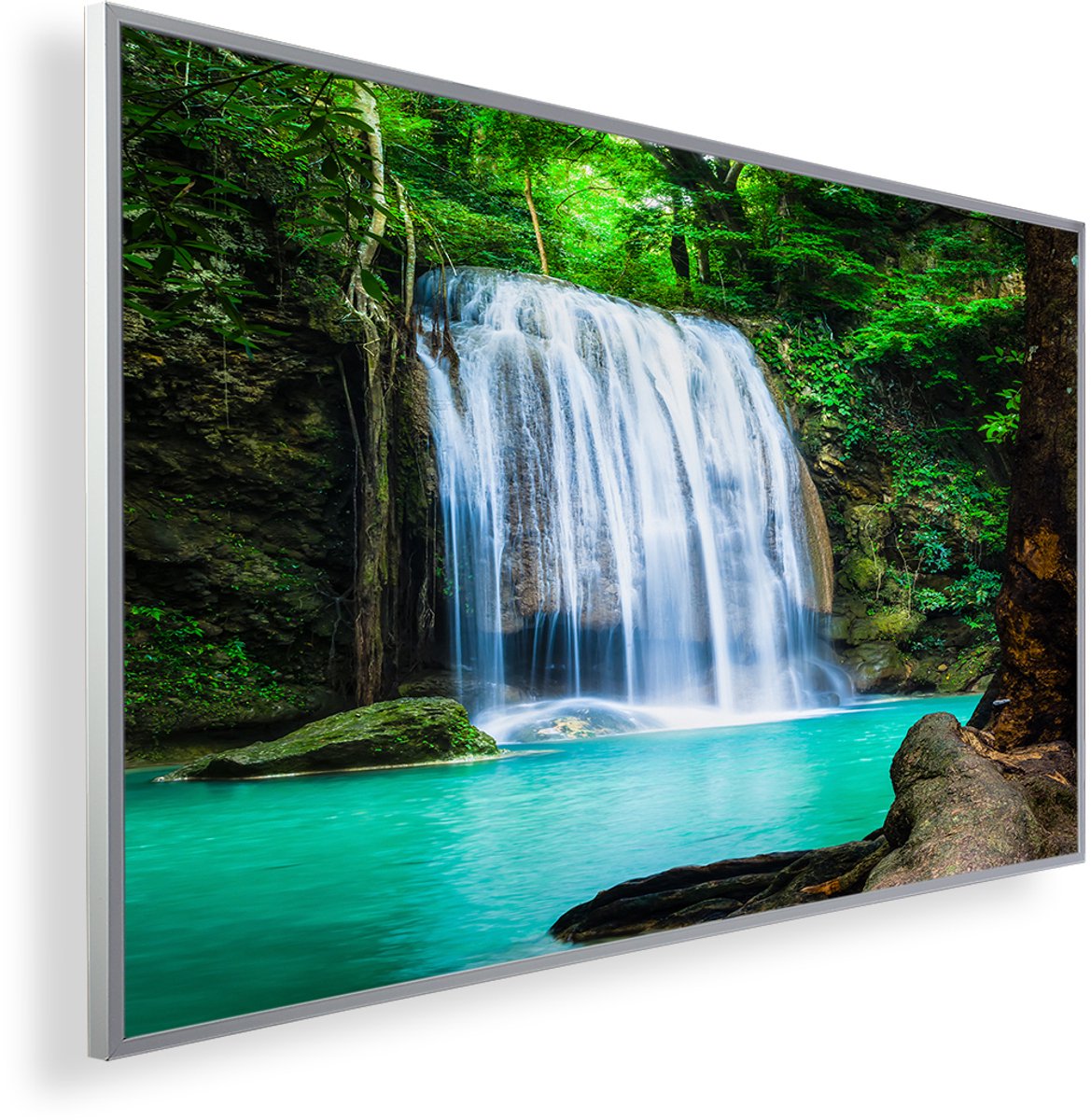 Infrarood Verwarmingspaneel 450W met fotomotief en Smart Thermostaat (5 jaar Garantie) - Waterval 6-Quer