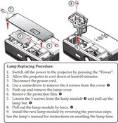 308930 / Ricoh LAMP TYPE 8 Projector Lamp (bevat originele UHP lamp)