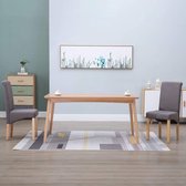 Medina Eetkamerstoelen 2 st stof taupe