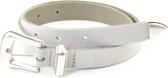 Kidzzbelts Meisjesriem 2072 - Lichtgrijs - 85 cm