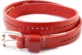 Kidzzbelts Meisjesriem 1882 - Rood  - 75 cm