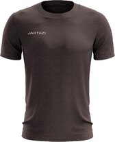 Jartazi T-shirt Premium Heren Katoen Donkerbruin Maat Xl