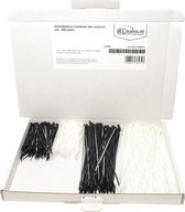 Kabelbinders Combiset mix zwart en wit   -  400 stuks