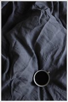 JUNIQE - Poster met kunststof lijst Coffee Time In Bed- Me & You