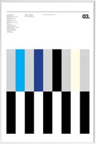 JUNIQE - Poster met kunststof lijst The Beatles Abbey Road -30x45