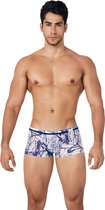 Clever - Unpredictable Boxer - Heren Ondergoed - Boxershort - Blauw - Wit