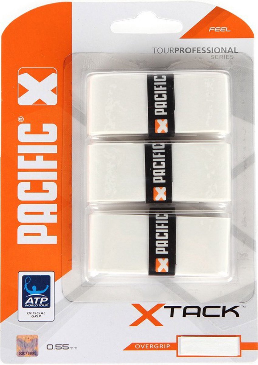 Pacific X Tack Pro - Grip - 3 Stuks - Wit