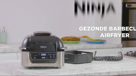 Ninja AF160 Unique 5,2 L Autonome 1750 W Friteuse d'air chaud Gris