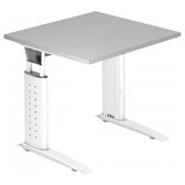 hjh OFFICE PRO Unda 8 W - Gris - Panneau de particules mélaminé