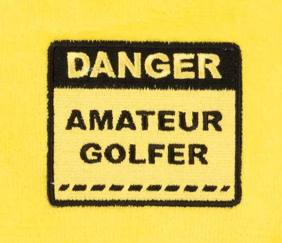 Nova Golf 'My Best Hole Is 19' Golfhanddoek - Geel van Nova Golf — afbeelding 3