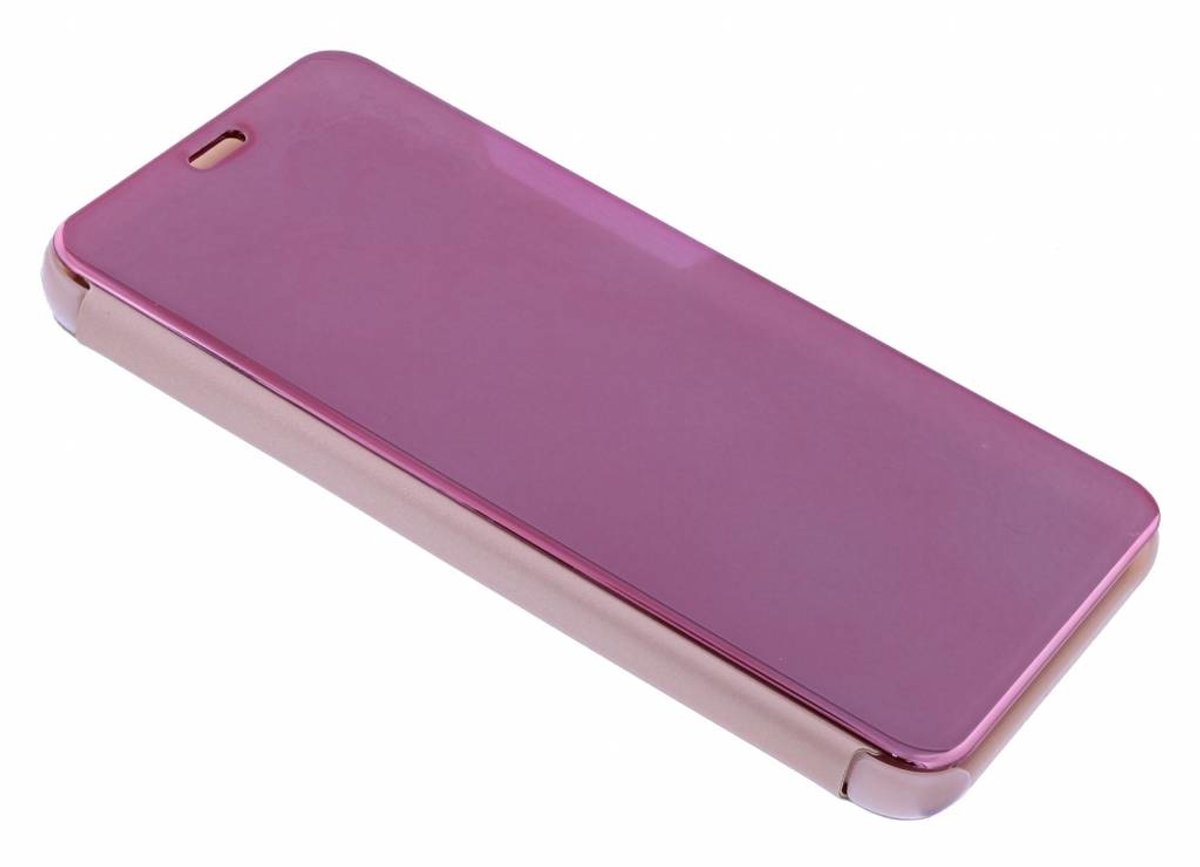 Ntech Rose Goud LED Flip Cover Hoesje Geschikt Voor Samsung Galaxy S10